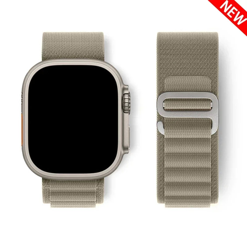 Alpine Loop for Apple Watch Ultra 2 Band 44mm 45mm 49mm 40mm 41mm 42mm nylon Trail bracelet correa Series 10 9 8 7 6 5 se Strap