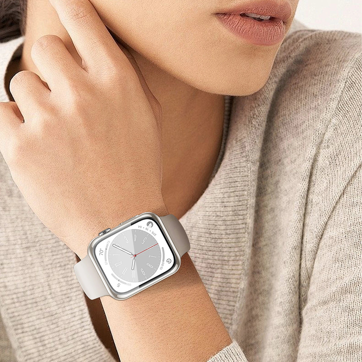 Screen Protector For Apple Watch 12 10 11 Case 46mm 42mm 45mm 41mm 44mm 40mm TPU bumper Cover iWatch Series 9 8 7 SE Protective