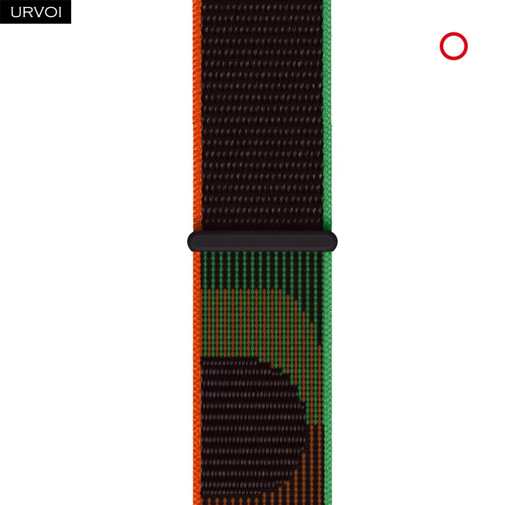 URVOI Sport Loop for Apple Watch Ultra 4 3 2 Series 12 11 10 9 SE3 Nylon Strap for iWatch Sport Band Hook&Loop Fastener 46 49mm