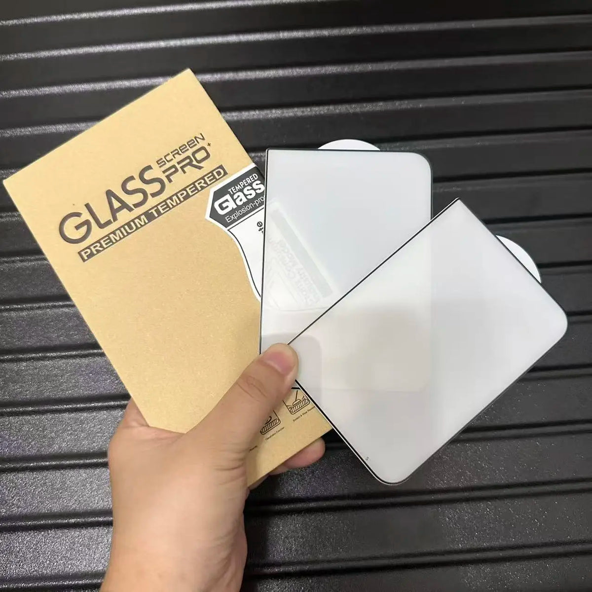 2 pieces of frosted anti-peep tempered glass For iPhone Duo 18 fold full screen cover HD front screen protector