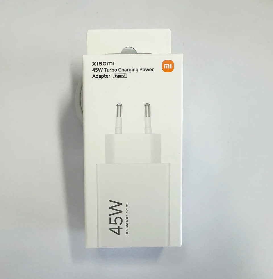 Oirginal XIAOMI 45W Charger Type C Turbo Charge Fast Charging Adapter Redmi Note 15 14 13 12 11 X Pro 10t Poco M7 X7 K40 Pad 6