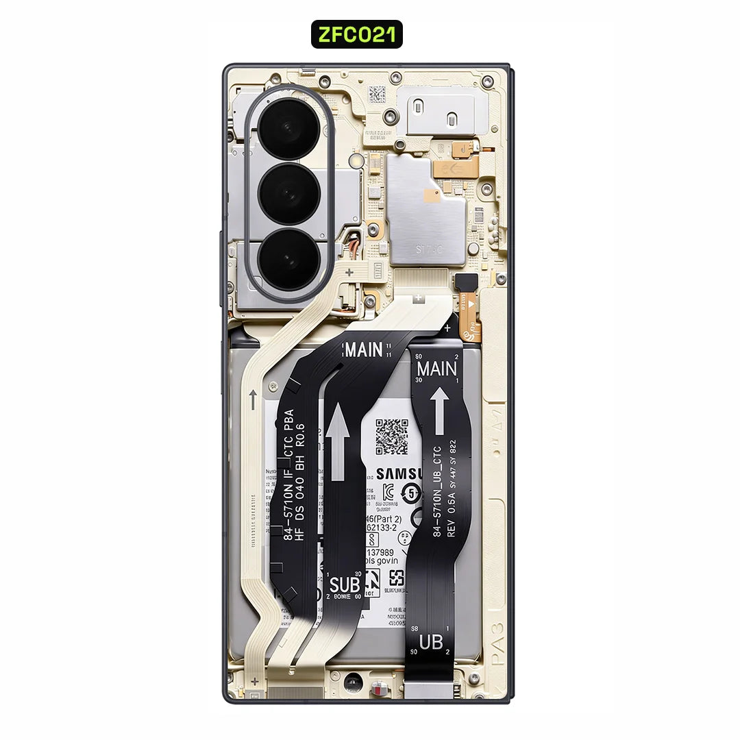 For Samsung Galaxy Z Fold 8Ultra 8 7 6 5 4 Full Cover Skin Protective Decal Wrap Back Film Sticker Protector for Device