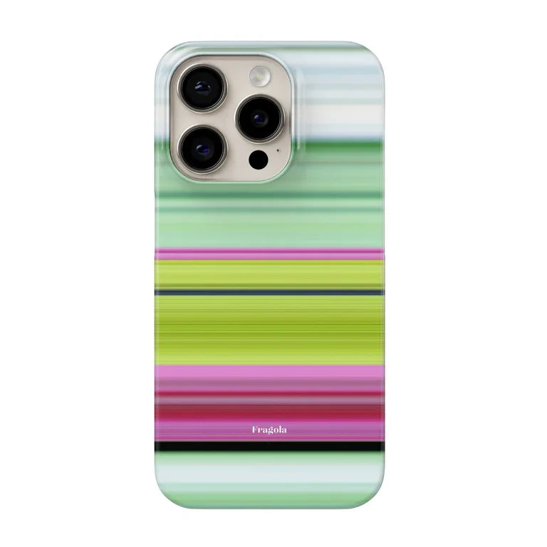 Fragola New Coloful Stripes Phone Case for iPhone 17 16 15 14 13 12 11 Air Pro Max X XS XR XSMax 7 8 Plus Glossy Film Hard PC