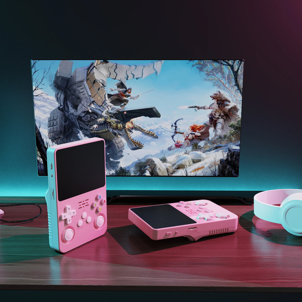 R36S Handheld Game Console 3.5 Inch IPS Screen Retro Game Console Linux System Screen Portable Pocket Video Player