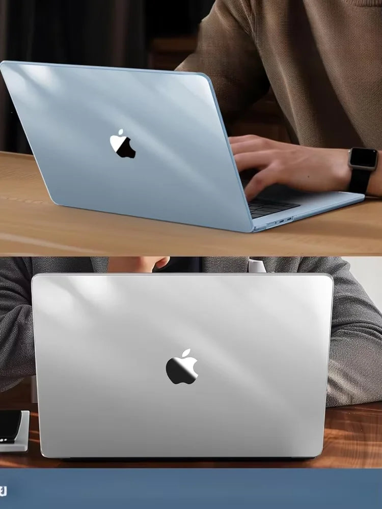 100% ultra-clear, shatterproof shell for 13" MacBook Pro (M2/M1 2025, 2022-2017 A2159, A1706)–sturdy, cushioned, resists scratch