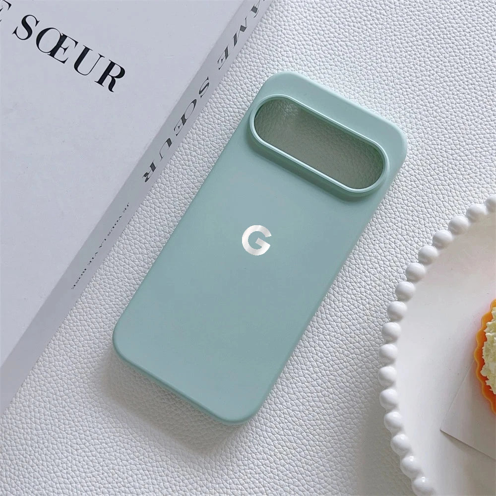 Color Skin Feel Liquid Silicone Phone Case For Official Google Pixel 11 10 9 Pro XL 8 7 10A Support Wireless Charge Soft Cover