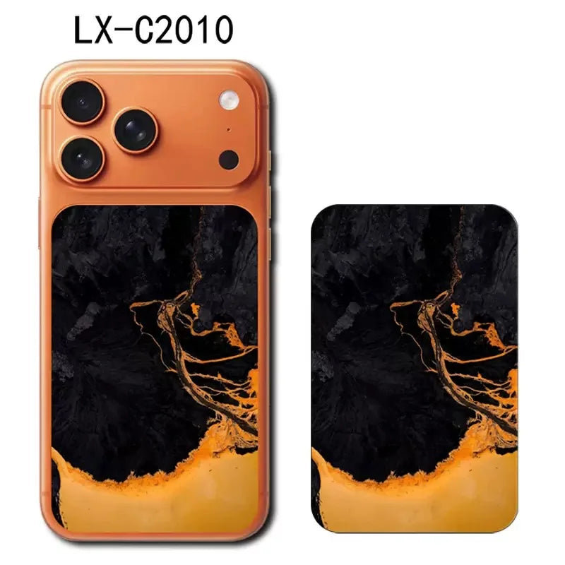 For Apple iPhone 17 Pro 17 Pro Max Half Cover Back Cover Decal Skin 3D Colorful Rear Protective Sticker Film