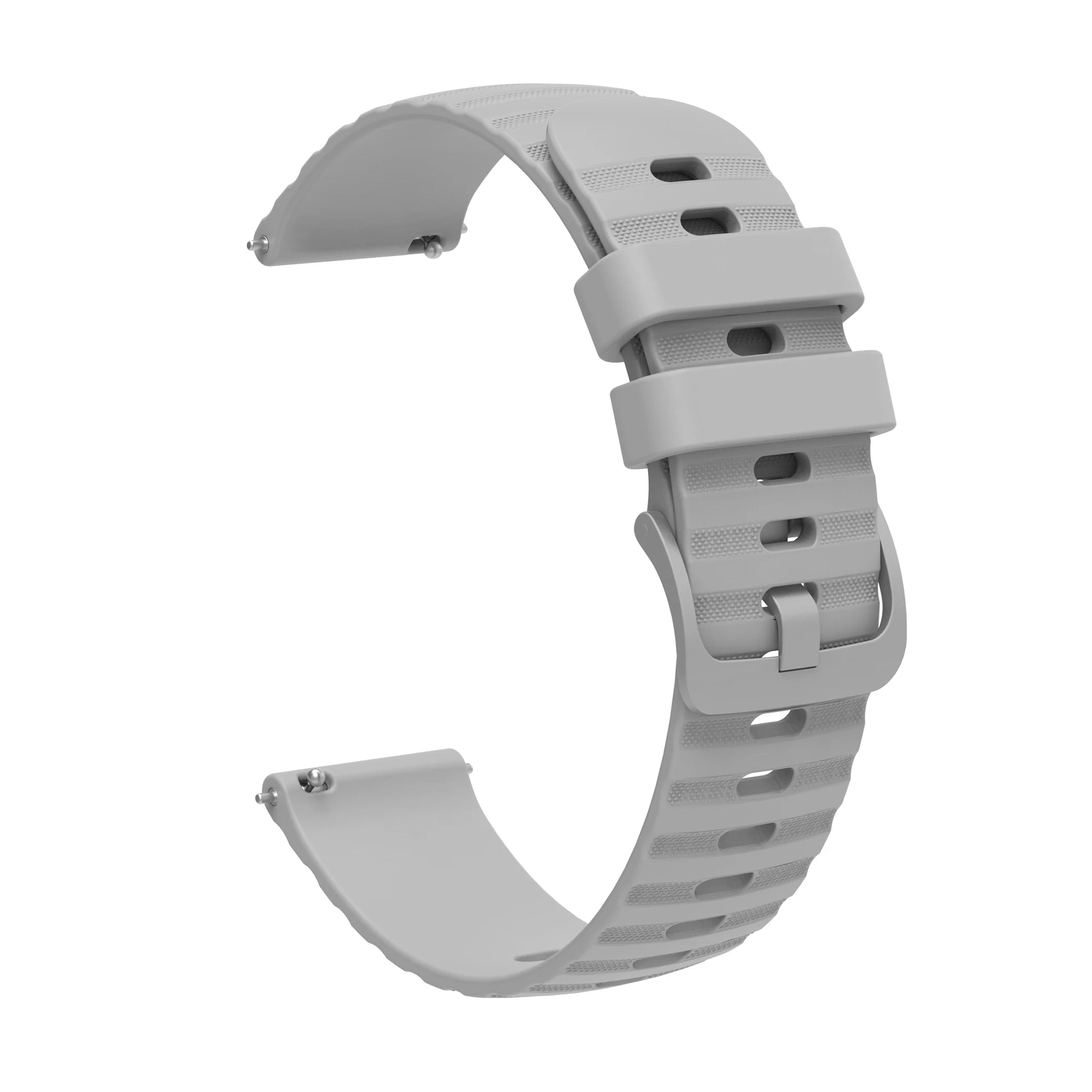 Premium Silicone Watchband WatchStrap Silicone Bracelet Quick Release Rubber Strap WristBand 18mm 20mm 22mm Width Replacement