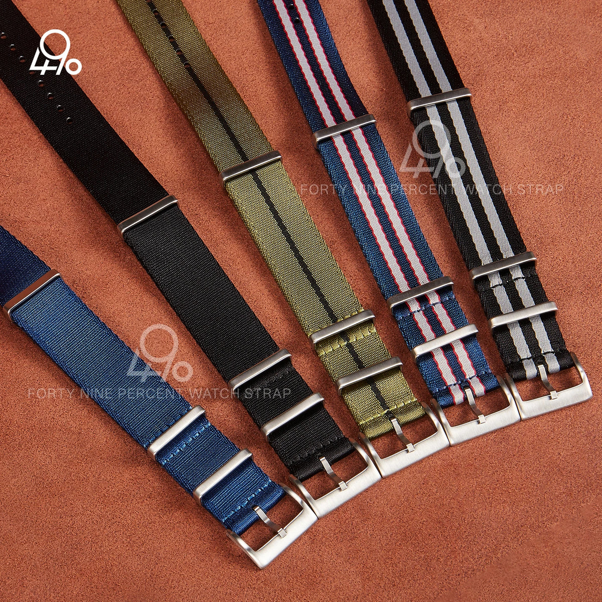 One Piece Fabric Watchband 20mm Watch Band Seatbelt Nylon Nato Strap Sport Men Bond 22mm Watch Bracelet for Omega Seiko