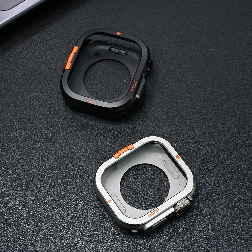 Luxury Metal Case for Apple Watch Series 11 10 46mm Ultra 3 2 49mm Aluminum Alloy Bumper Frame for iwatch ULTRA Protective Cover