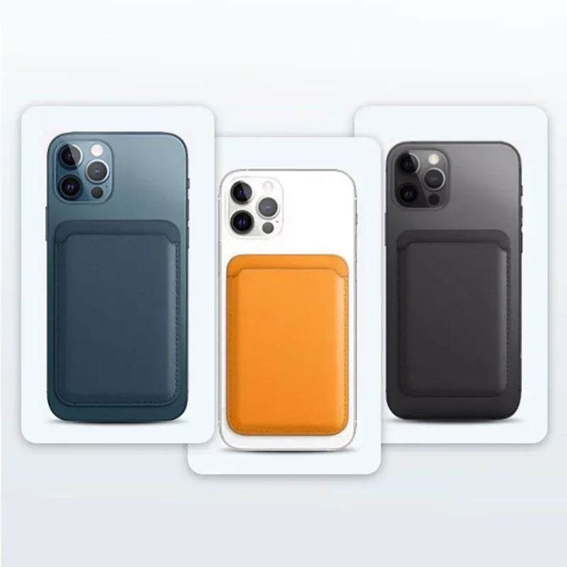 For Magsafe Accessories Magnetic Wallet Holder Leather Case For iPhone 13 12 14 15 16 17 Pro Max Card Holder Phone Purse Cover