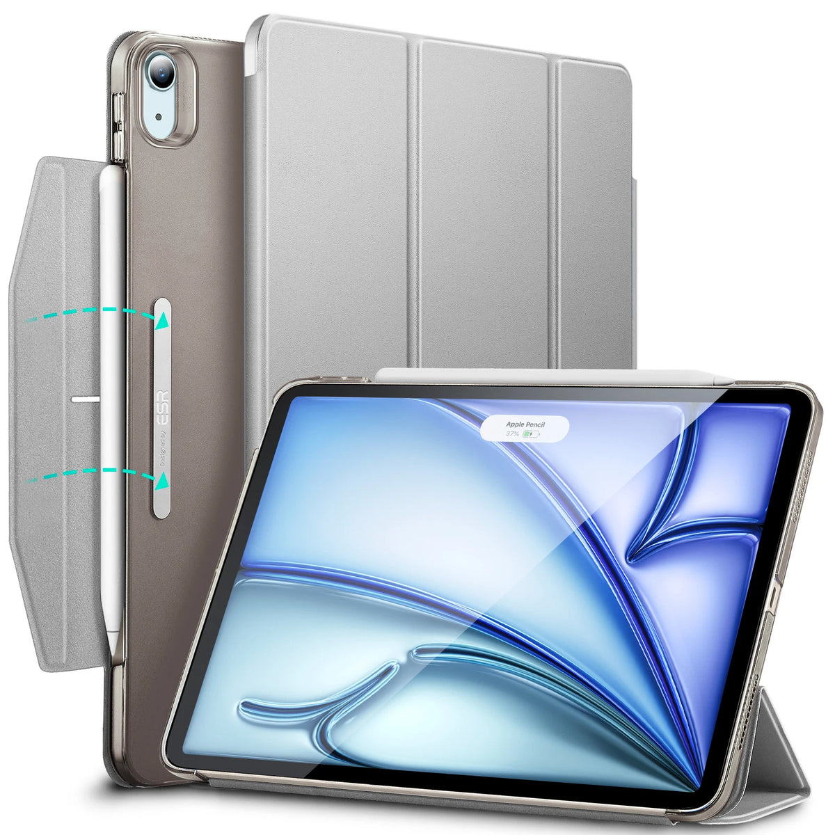 ESR for iPad Pro 13 Inch Case (M5/M4) 2025/2024 Ultra-Stable Magnetic Vertical Stand Cover