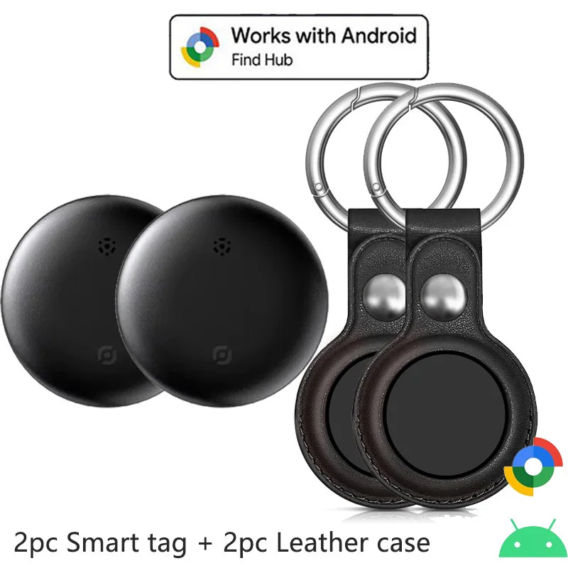 1-4Pcs Anti-Lost Tag Google Find My GPS Tracker Android Finder Compatible with Google Find Hub (Android Only) Key Wallet Finder