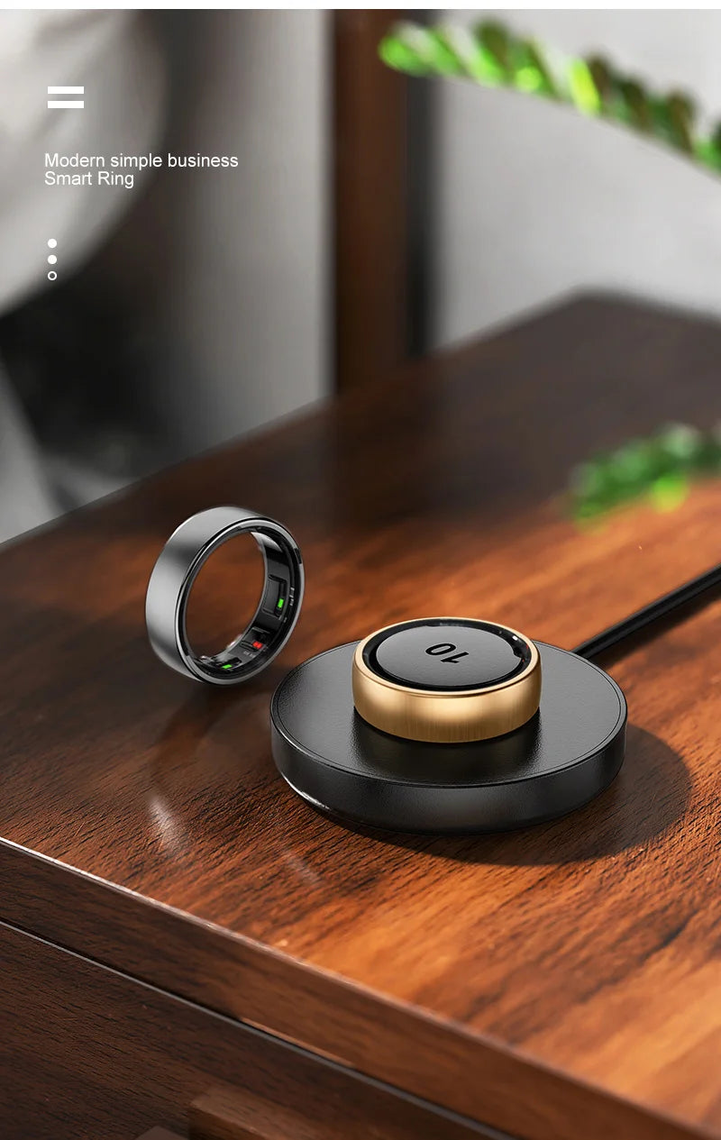 Smart Ring R10 Gesture Control Heart Rate Body Temperature Blood Oxygen Sleep Monitor 5ATM Waterproof Multi Sport Smart Ring