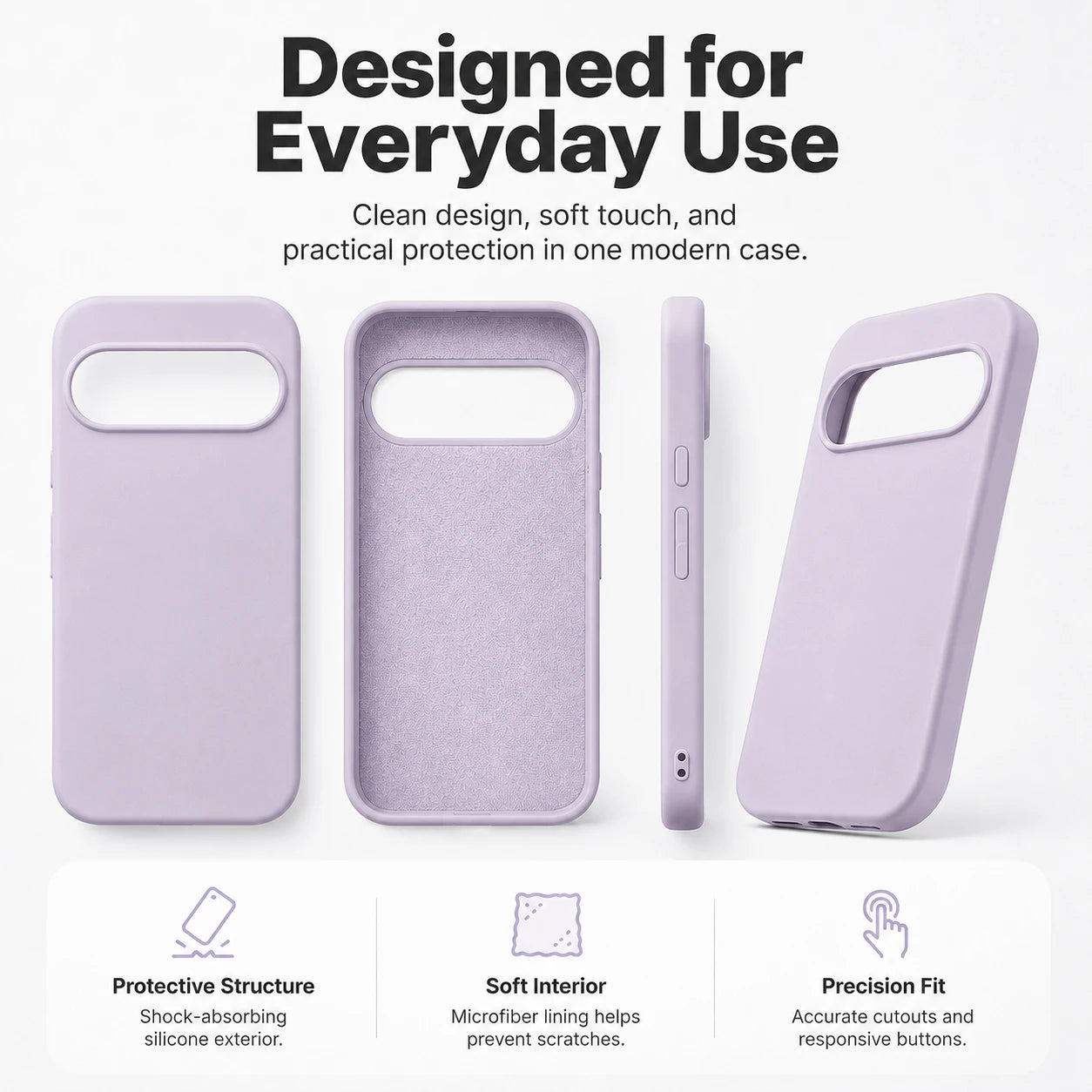 Luxury Shockproof Soft TPU Case For Google Pixel 10 9 8 7 6 Pro XL Microfiber Lining Protective Cover For 8a 7a 6a Accessories