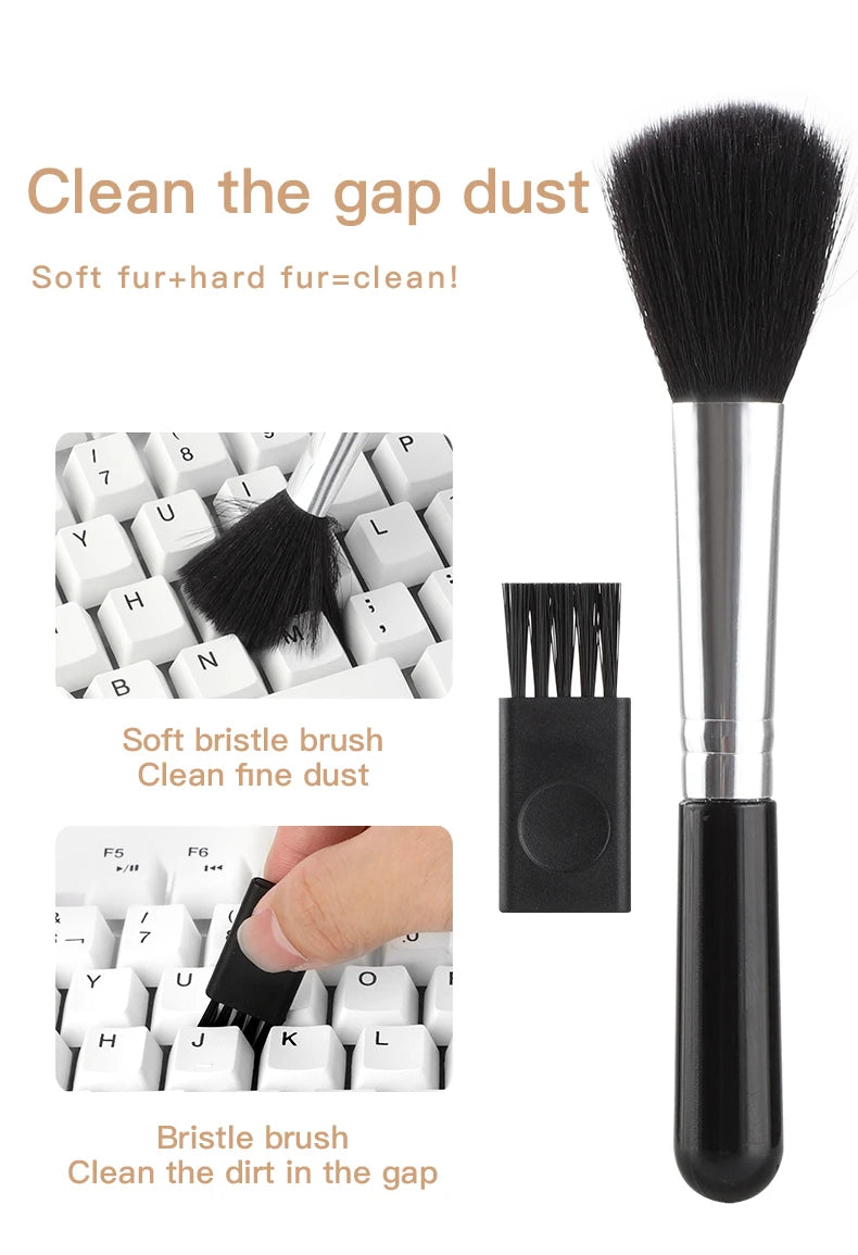 Multi-function Phone Tablet Keyboard Cleaning Kit for iPhone and AirPod headphone Brush Keyremover screen cleaner