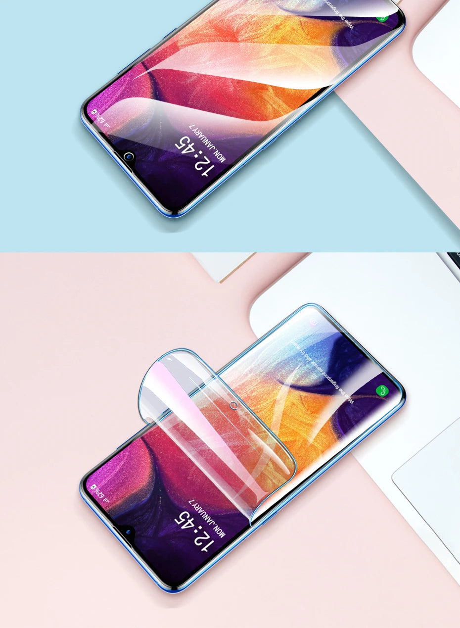 2in1 HD Full Hydrogel Film For Motorola Razr 50 Ultra 40 2019 2020 2022 50Ultra Razr40 Plus Protective Screen Protector Cover