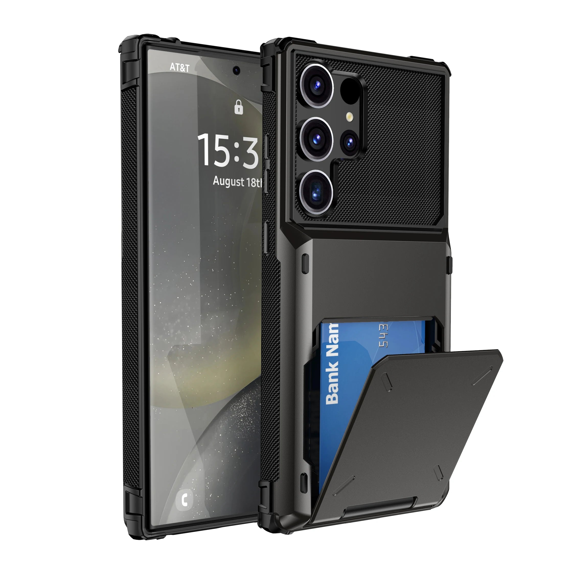 Wallet Card Slots Case for Samsung Galaxy S26 S25 S24 S23 S22 S21 S20 S10 Nore 20 10 FE Ultra Edge Plus Phone Cover Shockproof