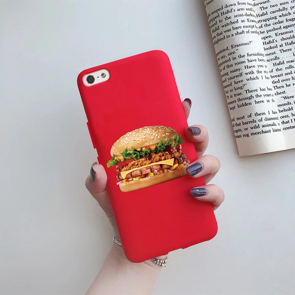 For iPhone 5 5S SE 2016 Case for iPhone 5 S Cover Silicon Cute Painted Case for iphone SE Cover Bumper for iphone 5S Phone Shell
