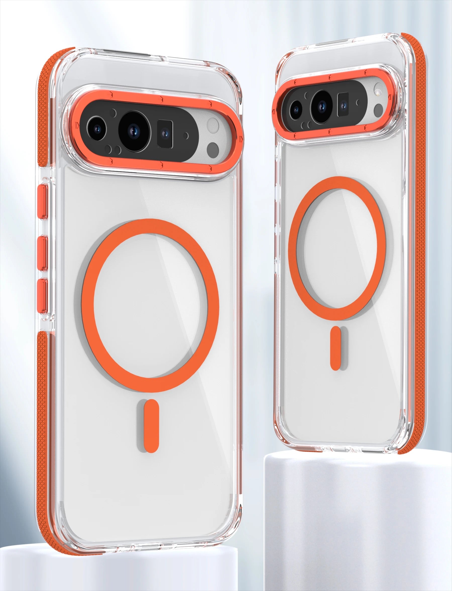 Luxury High Transparent Phone Case For Google Pixel 10 9 Pro XL 10Pro 5G For Magsafe Magnetic Wireless Charging Shockproof Cover