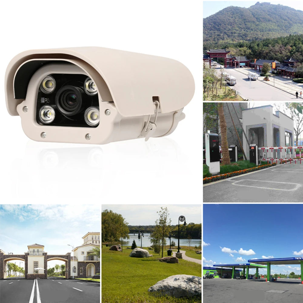 5MP LPR IP Camera Varifocal Lens 5MP IP Vehicles License Number Plate Recognition LPR Camera Outdoor For Highway Parking Lot