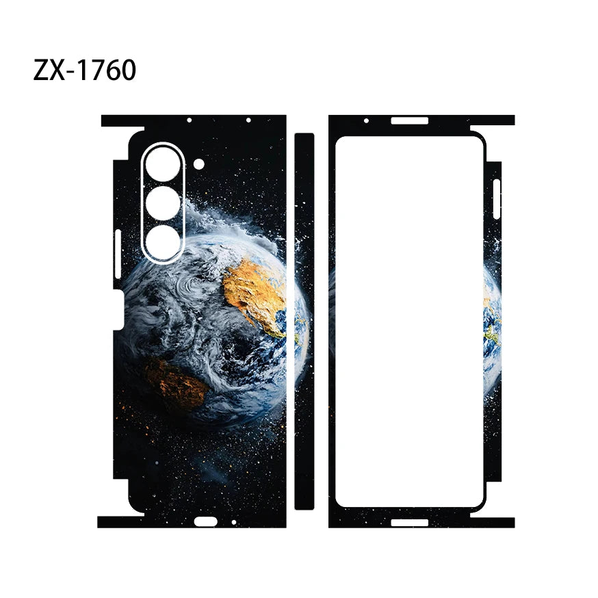 Skin Wrap For Galaxy Z Fold 6 Back Film Samsung Z Fold 7 Protective Decal Fold 4 Fold 3 Sticker Back Screen Protector