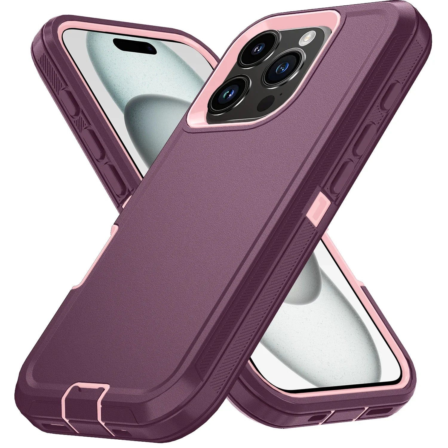 Otter Armor Box Shockproof Defender Phone Case for Iphone 16 11 12 13 14 15 Pro Max XSMAX 7 8 SE2 16E Hard Back Cover with Clip