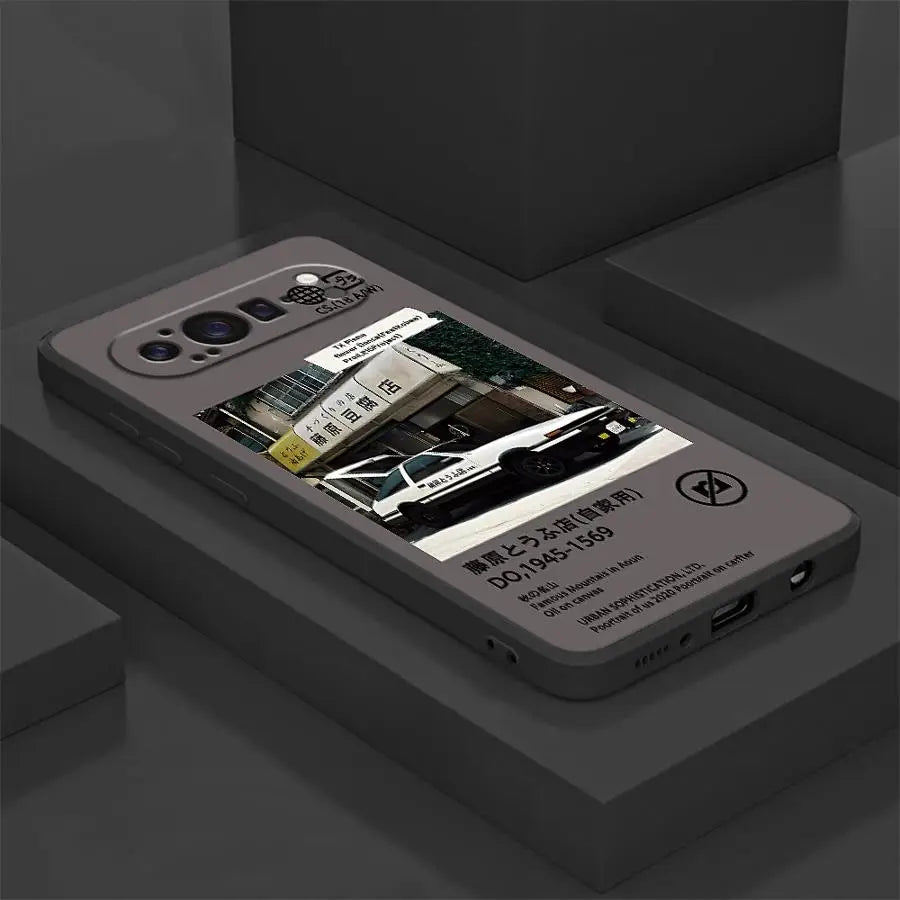Anime Initial D Case for Google Pixel 10 9 Pro XL 7a 6a 6 7 8 Pro 9a 8a Funda Phone Cover