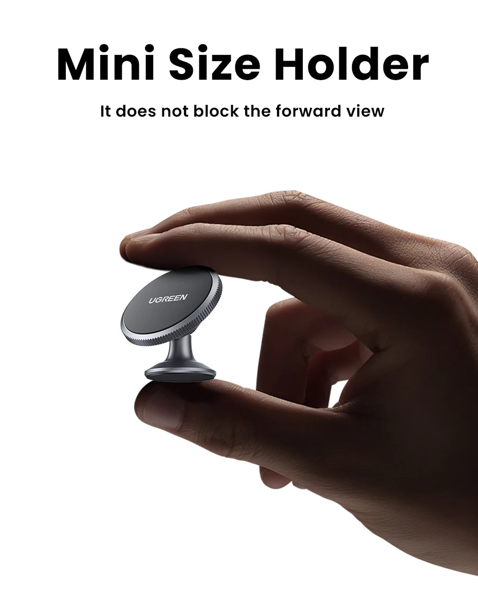 UGREEN Magnetic Car Phone Holder for iPhone 15 14 13 Samsung Xiaomi Car Holder for Phone for Dashboard Mobile Phone Holder Stand