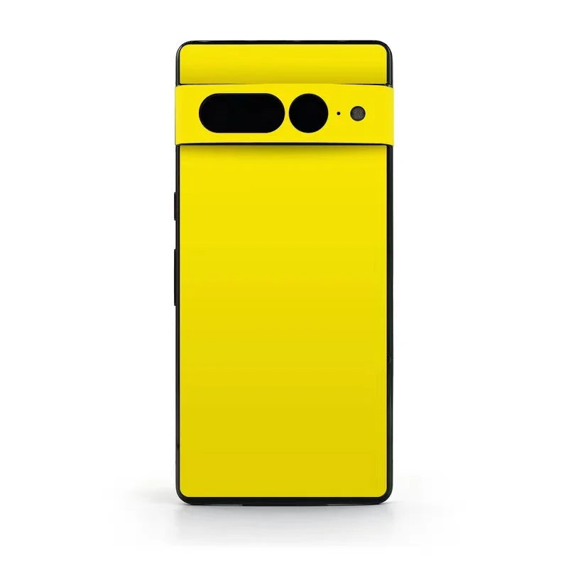 Plain Color Decal Skin for Google Pixel 10 9 8 7 Pro 6A 6 Back Screen Protector Film Cover Case Macaroon 3M Wrap Matte Sticker