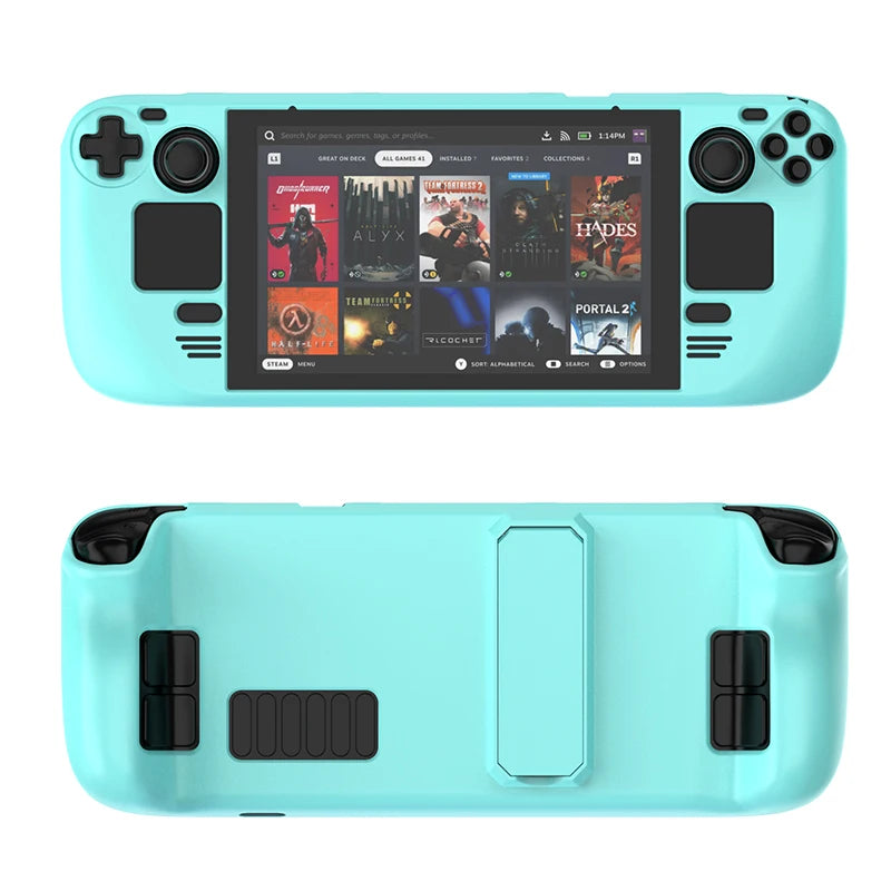 Protective Cover Case for Steam Deck,Controller Colorful Protective Case Hard Shell with Stand