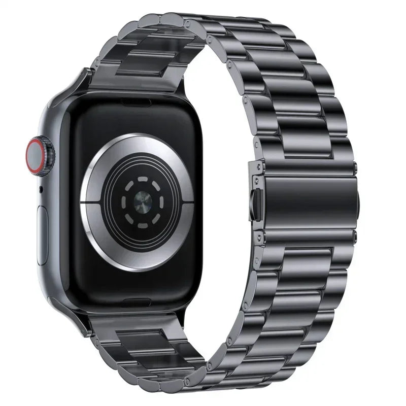 Stainless Steel Straps for Apple Watch Ultra 3/2/1 49mm 45mm 44mm 42mm-40mm-41mm-46mm Metal band series 11 10 9 8 7 6 5 4 3 se3