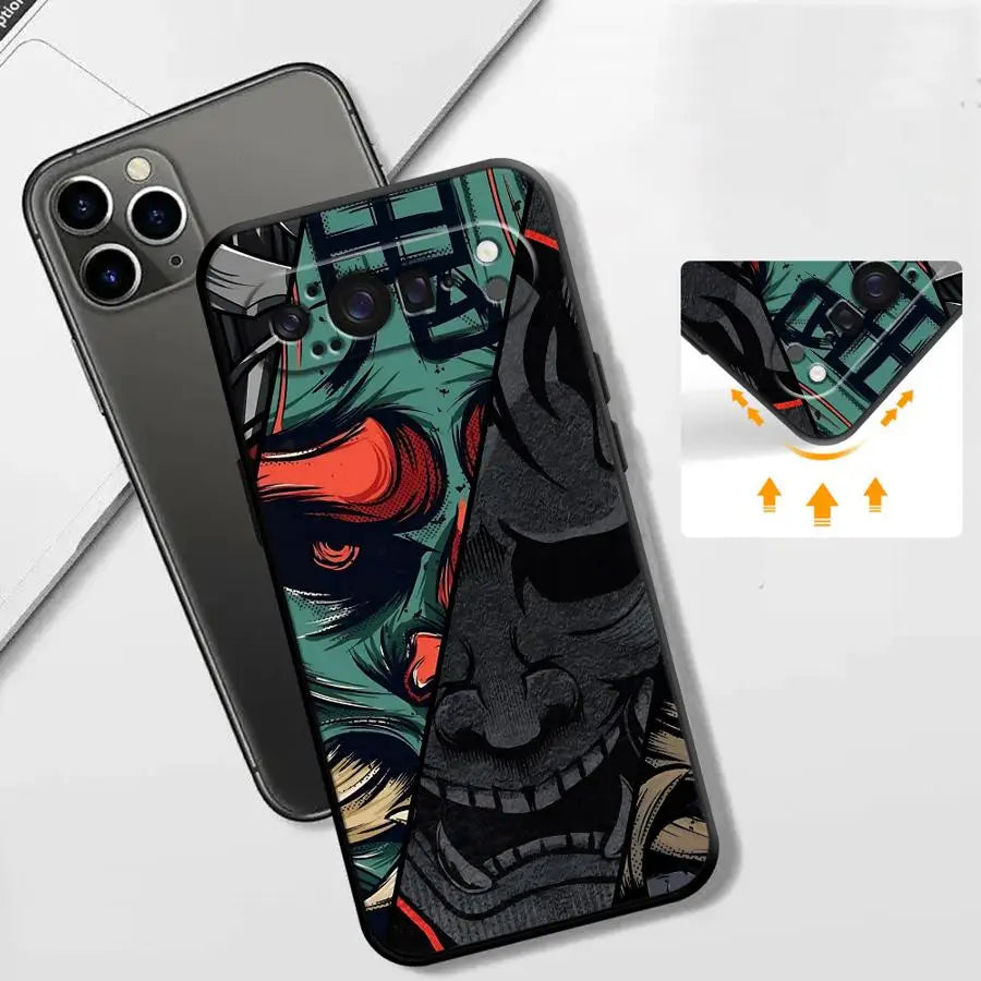 Creative Samurai Case for Google Pixel 10A 10 9 Pro XL 6 7 8 Pro 8a 6a 9a 7a Funda Phone Cover