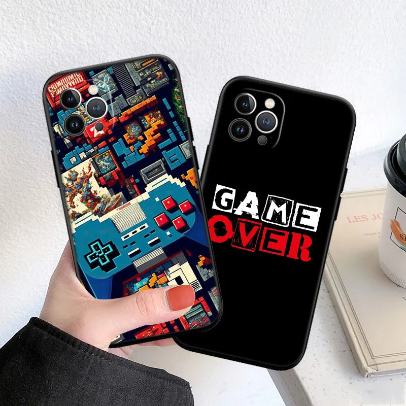 IX16 Game Over New Luxury Phone Case for iPhone SE X XS XR 16E 11 Pro Max 8 7 6 6s Plus