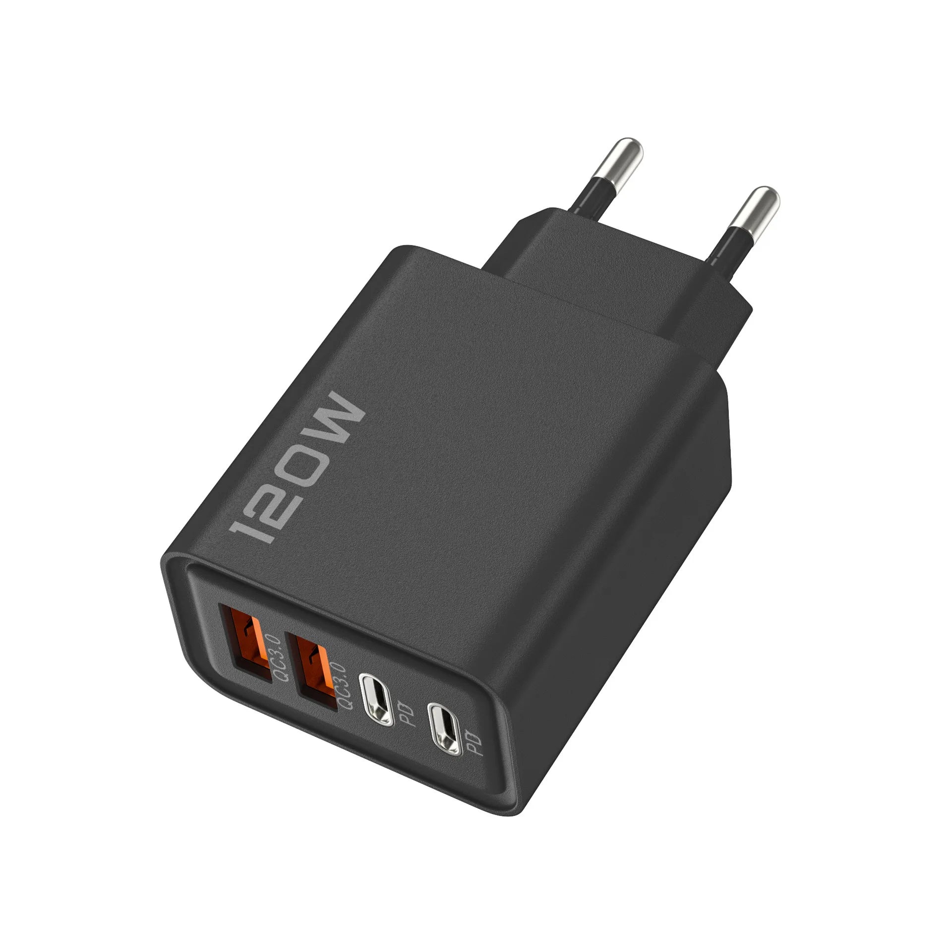 Total 120W 1/2/3 Pcs Fast Charger Type C Quick Charge 3.0 USB Charger Adapter For iPhone Samsung Xiaomi PD Fast Charging Plug