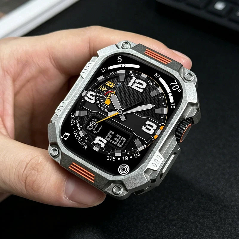 Metal Armor Case For Apple Watch Ultra 3 11 10 9 8 7 6 Se 5 Titanium Shockproof Protective Cover For iWatch 44mm 45mm 46mm 49mm