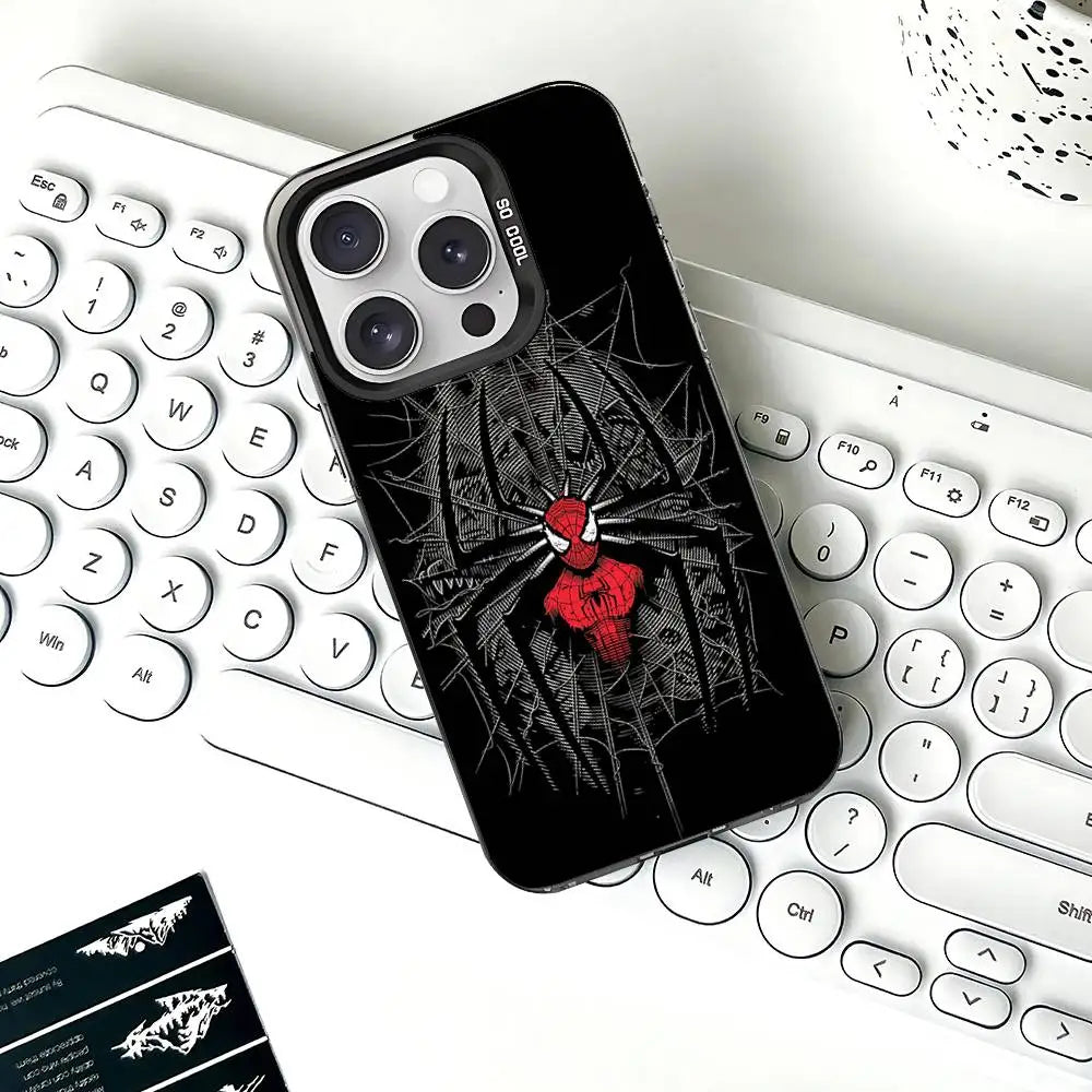 Cool S-Spider-Man-S Phone Case For IPhone 17 16 15 11 12 13 14 Pro Max 16 Plus 12 Mini 7 8 XR XS 15Pro MAX Cove