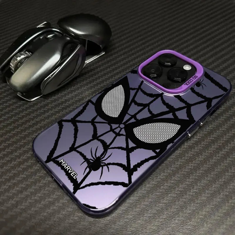 Marvels Spidermans Eye Phone Case For iPhone 17 17e 16e 16 15 14 13 12 11 mini Pro Max X XR XSMAX 8 7 Air Plus Anti Fall Matte