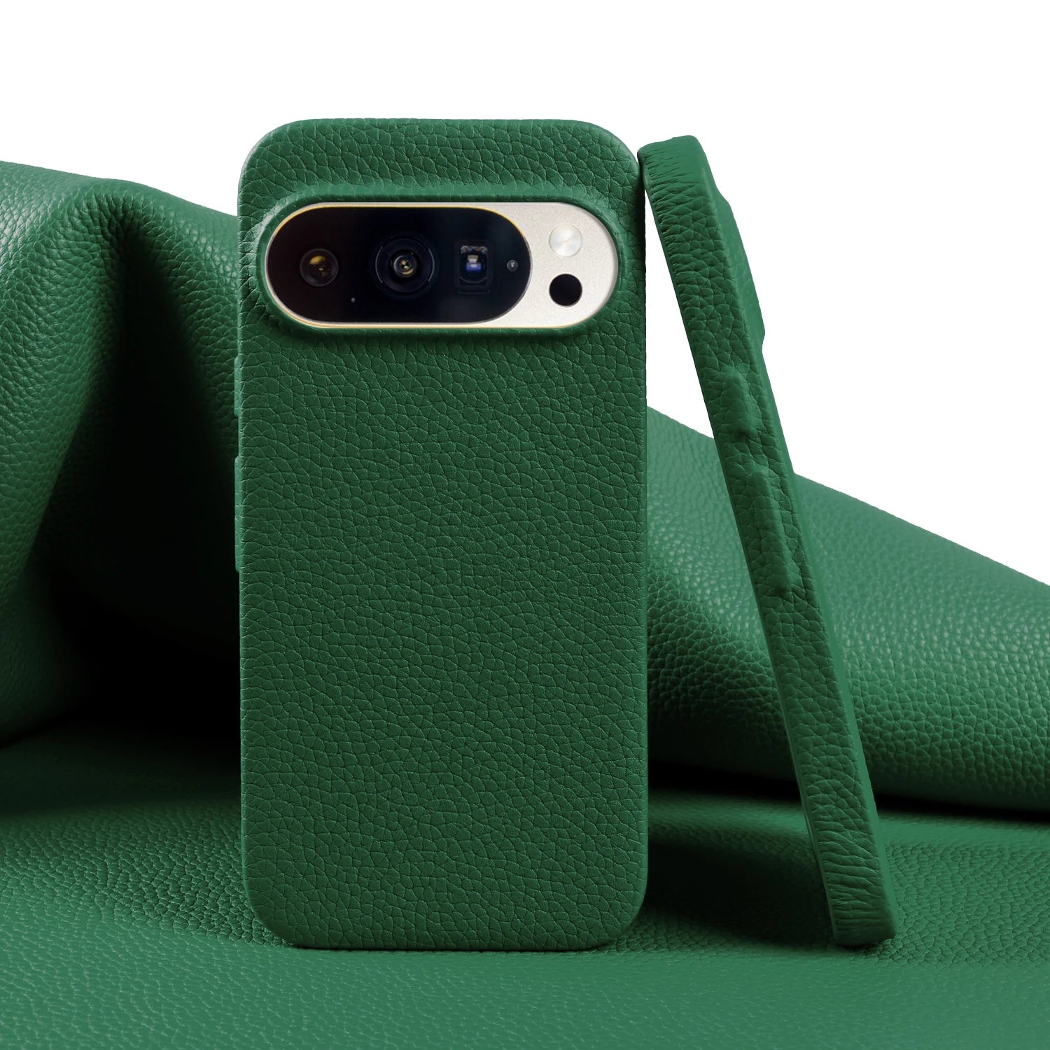 Premium Lychee Pattern Genuine Leather Case For Google Pixel 10 Pro XL Pixel10 9A 8A Pixel 7 8 9 Pro XL Back Cover Phone Case