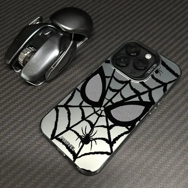 Marvels Spidermans Eye Phone Case For iPhone 17 17e 16e 16 15 14 13 12 11 mini Pro Max X XR XSMAX 8 7 Air Plus Anti Fall Matte