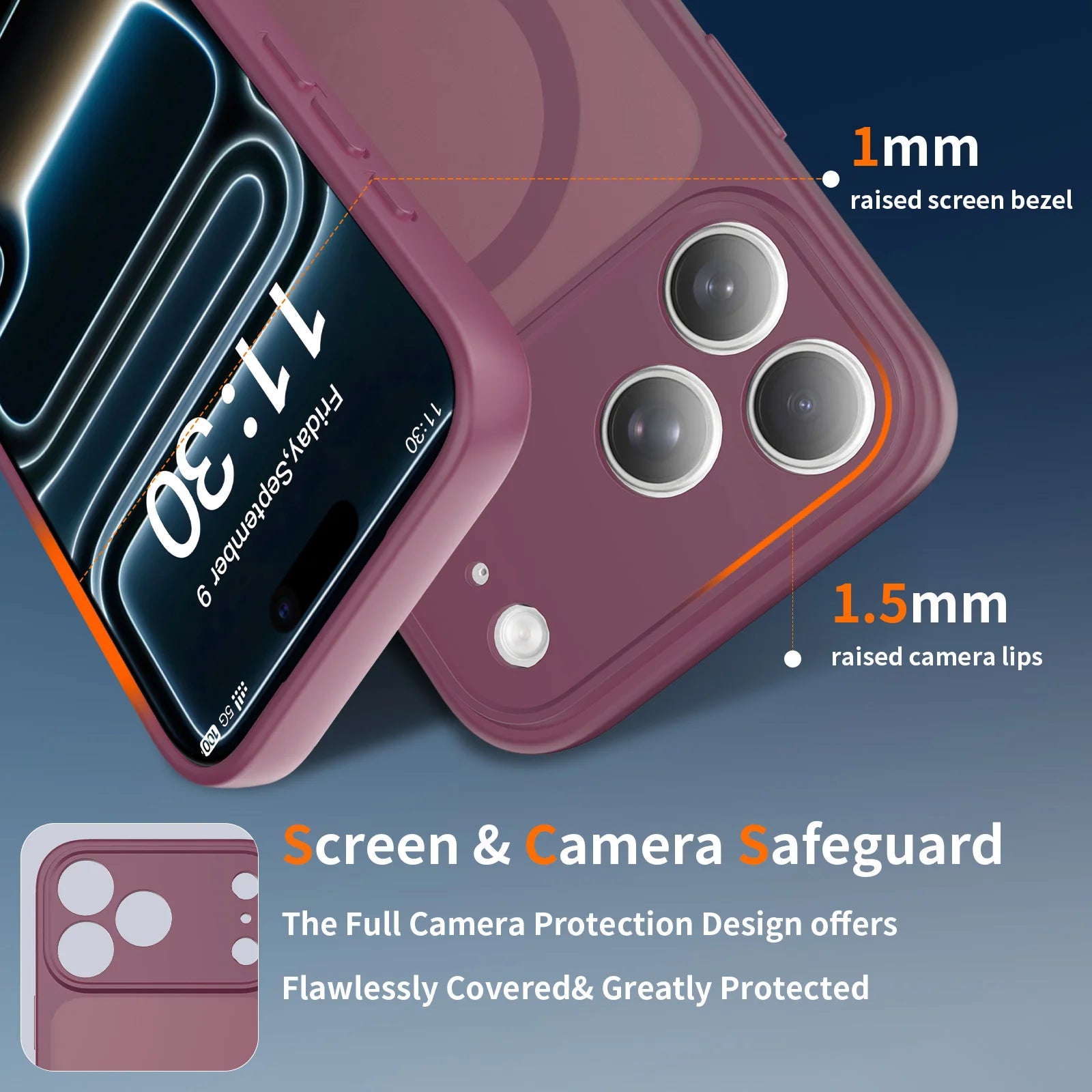 Frosted Matte Magnetic Phone Case for Iphone 17 18 Pro Max Iphone17 Iphone18 Shockproof Protection Cover Funda