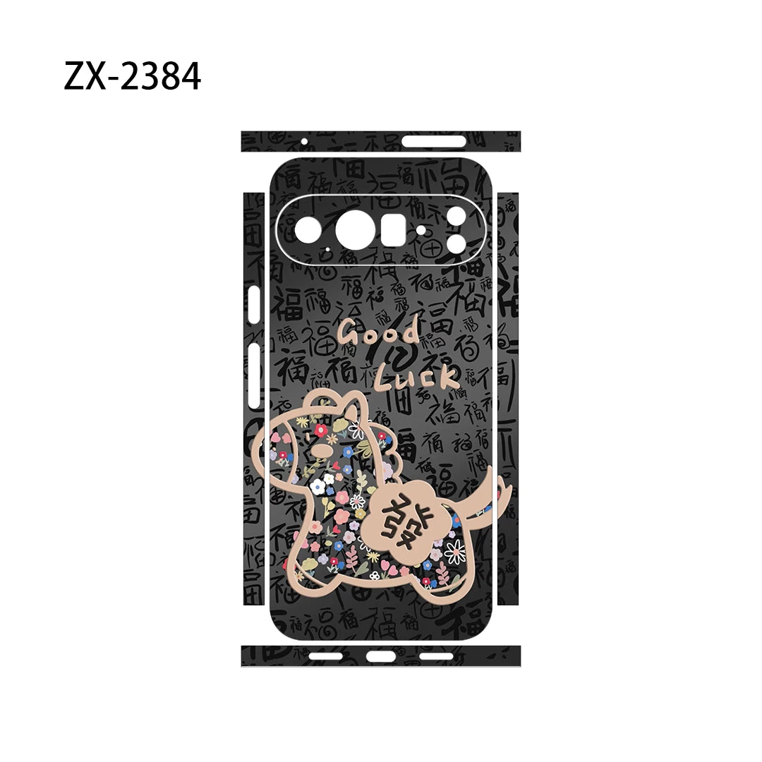 OSCARSKIN Z Decal Skin Wrap for Google Pixel 10 9 8 7 Pro 6 6A Back Screen Protector Film Cover Case Macaroon Wrap Sticker