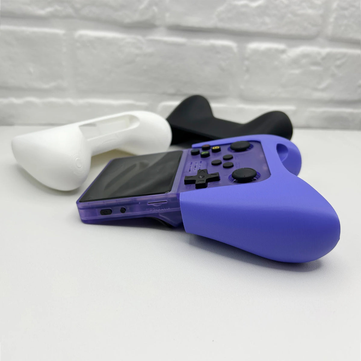 3D Printed Grip For R36S Console DIY Ergonomic Grip Handle R36 S Accessories Hollow Honeycomb Design More Comfortable Controller
