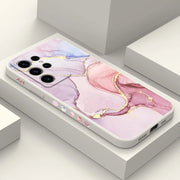 Gold Marble Phone Case For Samsung Galaxy S25 FE S24 S23 S22 S21 S20 S10 S10E Ultra Plus Note 20 Ultra 10 Plus Cover
