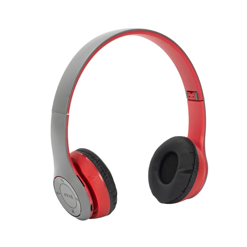Bluetooth Headset Wireless Earphones Over Ear HiFi Stereo Headphones Noise Reduction Sports Gaming With Mic For iPhone Xiaomi PC
