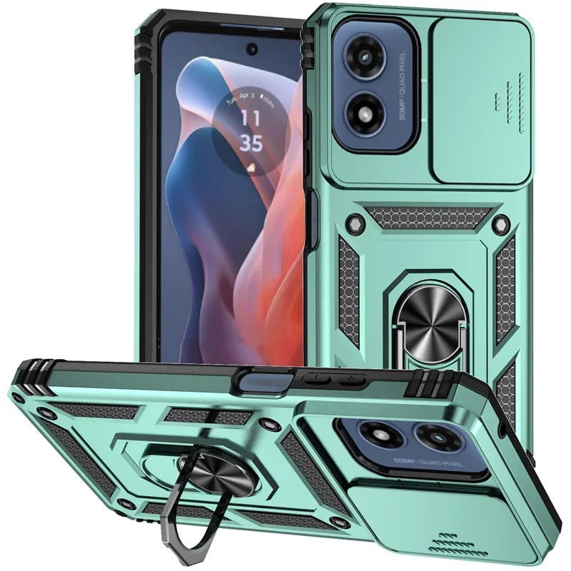 Armor Shockproof Case For Motorola Moto G Stylus 2026 G Play 2024 G Power 5G Edge 2025 Cover Ring Car Holder Shell Coque Funda