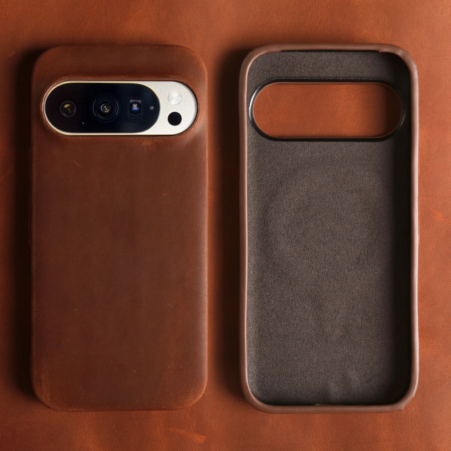 Crazy Horse Pattern Genuine Leather Case For Google Pixel 10 Pro XL Pixel10 Pro 9A 8A 7A 6A 5 6 7 8 Pro 9 Pro XL Back Cover Case