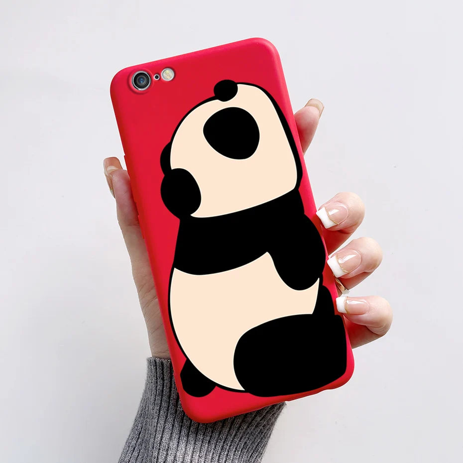 Stylish Painted Cover For iPhone 6 6S Plus Case iPhone6 6S Plus Cover Silicone Soft Phone Back Case For Apple iPhone 6 6S Coque