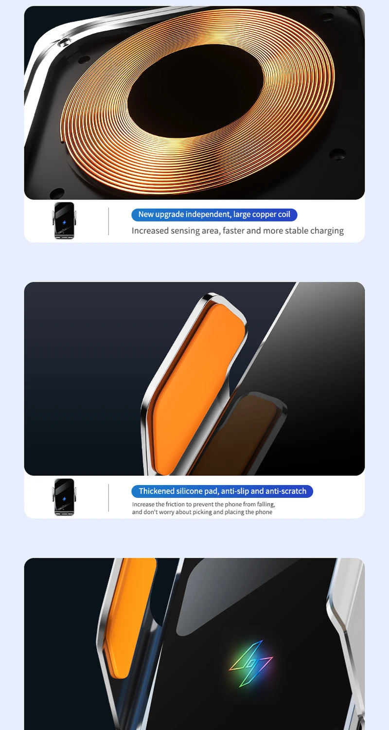 For BMW 3 Series G20 2019 2020 2021 2022-2025 Car Phone Holder Car Wireless Charging Magnetic MagSafe Holder Car Phone Charger
