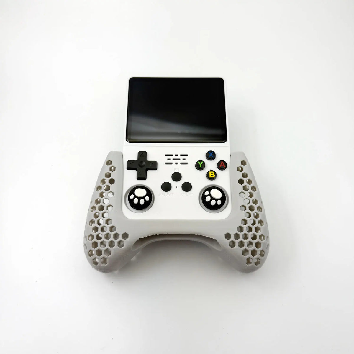 3D Printed Grip For R36S Console DIY Ergonomic Grip Handle R36 S Accessories Hollow Honeycomb Design More Comfortable Controller